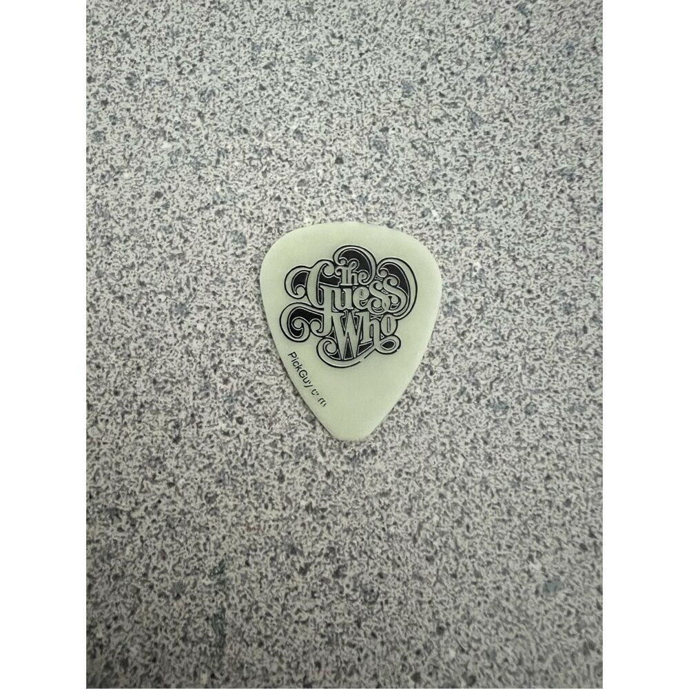 The Guess Who Michael Devin Stage Played signed Guitar Pick Whitesnake Bass